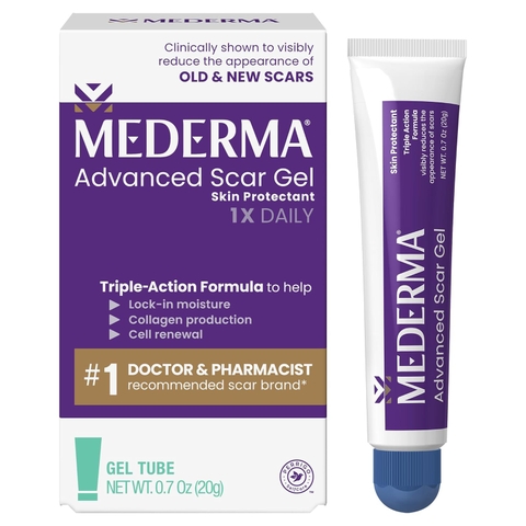 Gel Trị Sẹo Mederma Advanced 20g: Công Dụng, Thành Phần, Giá Bán Và Review Chi Tiết 2026 – Gel Trị Sẹo Mederma Advanced Điều Trị Sẹo Cũ Mới Sẹo Mụn Phẫu Thuật Bỏng Chấn Thương Rạn Da Giảm Vẻ Ngoài Sẹo Làm Mềm Mịn Giảm Đỏ Sẹo An Toàn Không Paraben Không Hương Liệu Chính Hãng Mỹ Giá Rẻ