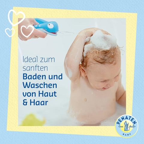 Penaten Baby Bad & Shampoo 400ml Sữa Tắm Gội 2 Trong 1 Cho Trẻ Sơ Sinh 2025 – Sữa Tắm Gội Penaten Đức Không Cay Mắt Dịu Nhẹ Làm Sạch Không Khô Da Hỗ Trợ Chăm Sóc Làn Da Mái Tóc Mỏng Manh An Toàn Không Paraben Không Sulfate Chính Hãng Giá Rẻ Cho Bé Từ Ngày Đầu Đời