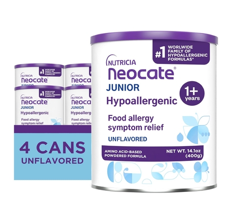 Sữa Công Thức Nutricia Neocate Junior Dành Cho Trẻ Từ 1 Tuổi Trở Lên 2026 – Neocate Junior Không Gây Dị Ứng Không Chứa Sữa Bò Công Thức Dựa Trên Axit Amin Hương Vị Thơm Ngon Không Hương Liệu Lon 14.1 Oz (400g) Hỗ Trợ Tăng Cân Tiêu Hóa Miễn Dịch Chính Hãng Mỹ Giá Rẻ