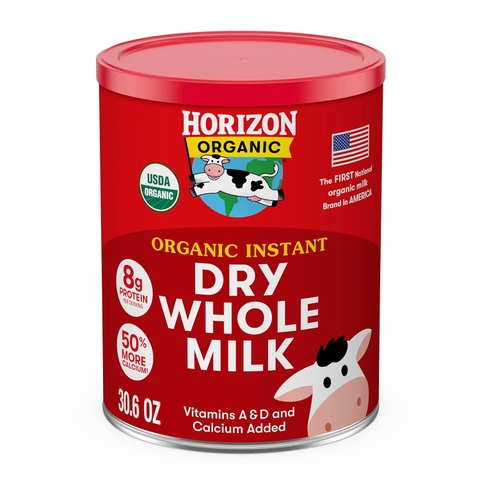 Horizon Organic Dry Whole Milk 870g – Sữa Bột Hữu Cơ Tiện Lợi, Giàu Dinh Dưỡng