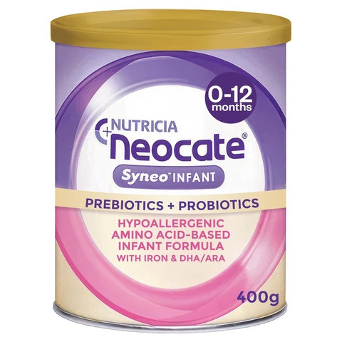 Neocate Syneo Infant Axit Amin Tự Do Có Prebiotic Probiotic Hỗ Trợ Tăng Cân Tiêu Hóa Miễn Dịch Chính Hãng Mỹ