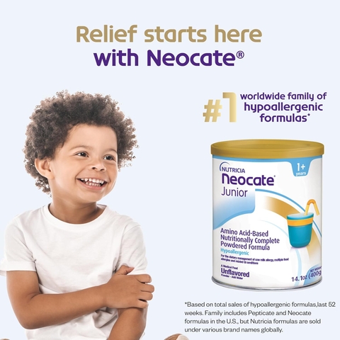 Nutricia Neocate Không Vị – Sữa Không Gây Dị Ứng Cho Trẻ Dị Ứng Đạm Sữa Bò