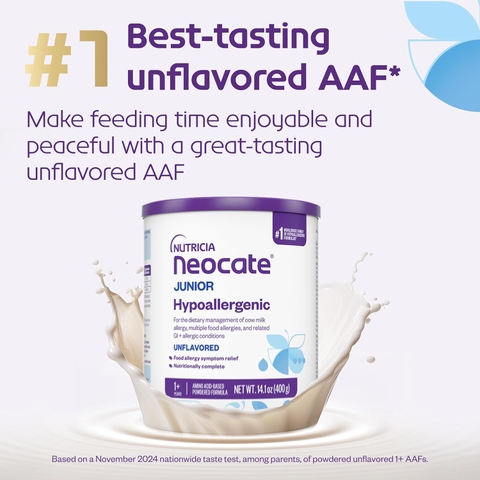 Sữa Công Thức Nutricia Neocate Junior Dành Cho Trẻ Từ 1 Tuổi Trở Lên 2026 – Neocate Junior Không Gây Dị Ứng Không Chứa Sữa Bò Công Thức Dựa Trên Axit Amin Hương Vị Thơm Ngon Không Hương Liệu Lon 14.1 Oz (400g) Hỗ Trợ Tăng Cân Tiêu Hóa Miễn Dịch Chính Hãng Mỹ Giá Rẻ