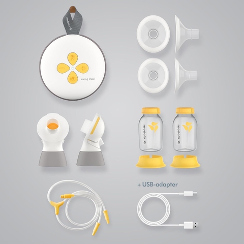 Máy Hút Sữa Điện Đôi Medela Swing Maxi 2.0 – Tăng 18% Sữa, Tiết Kiệm 50% Thời Gian