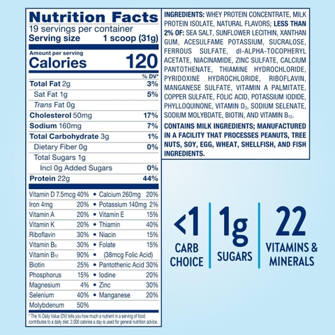 Bột Glucerna Hunger Smart Diabetes Care Hương Vani Cổ Điển 22.3 Oz (630g) 2026 – Thức Ăn Nhẹ Thay Thế Cho Người Tiểu Đường Hỗ Trợ Kiểm Soát Đường Huyết 22g Protein 130 Calo Chính Hãng Abbott Mỹ