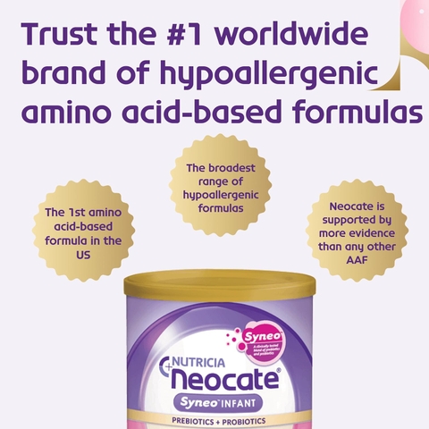 Neocate Syneo Infant Axit Amin Tự Do Có Prebiotic Probiotic Hỗ Trợ Tăng Cân Tiêu Hóa Miễn Dịch Chính Hãng Mỹ