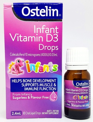 Vitamin D3 Ostelin Infant ÚC