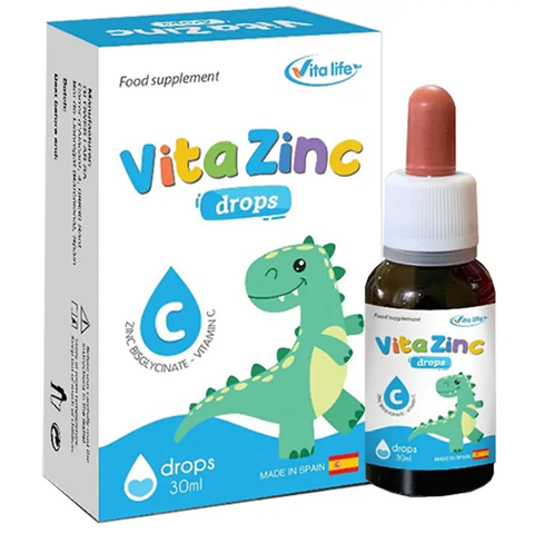Kẽm Hữu Cơ Nhỏ Giọt Vita ZinC VitaLife 30ml – Bổ Sung Kẽm Cho Bé Ăn Ngon, Tăng Đề Kháng, Hỗ Trợ Phát Triển 2026 Chính Hãng Giá Rẻ