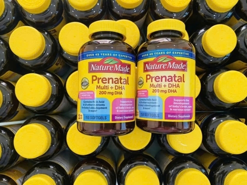 Prenatal Folic Acid DHA Bổ Sung Dinh Dưỡng Cho Bà Bầu 2026 – Prenatal Folic Acid DHA Cung Cấp Vitamin Khoáng Chất DHA Cần Thiết Thai Kỳ Mẹ Khỏe Bé Phát Triển Toàn Diện An Toàn Không GMO Không Gluten Chính Hãng Giá Rẻ Cho Phụ Nữ Mang Thai