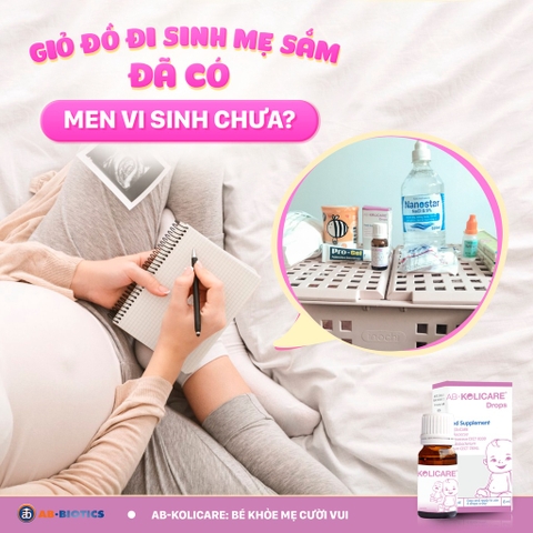 Men Vi Sinh AB-Kolicare Cho Trẻ Em Đầy Hơi Khóc Dạ Đề Táo Bón 2025 – Men Vi Sinh AB-Kolicare Hệ Tiêu Hóa Bé Sơ Sinh An Toàn Probiotic Giảm Đầy Hơi Táo Bón Khóc Dạ Đề Chính Hãng Giá Rẻ Số 1 Pháp