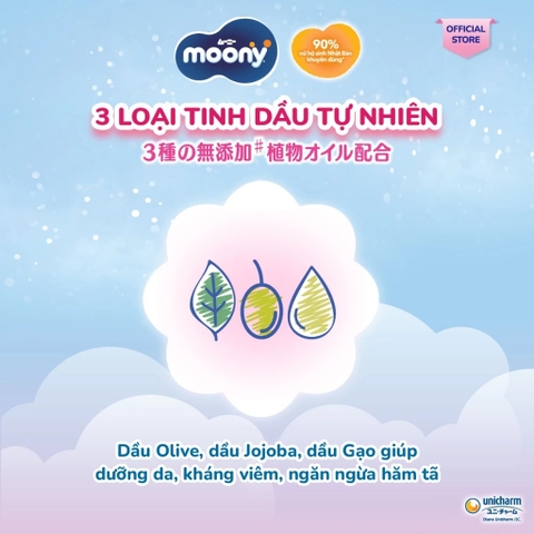 Tã Dán Moony Cho Trẻ Sinh Non Dưới 3kg 30 Miếng – Tã Siêu Mỏng, Thấm Hút 12h, Chống Hăm, Da Nhạy Cảm, Nhập Khẩu Nhật Bản