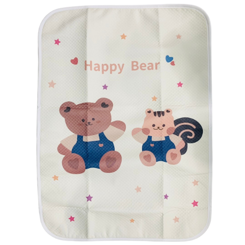 Tấm Lót Chống Thấm Cao Cấp 100% Cotton Organic 4 Lớp, Bề Mặt Siêu Thấm Hút, Mềm Mại, Thoáng 50*70cm