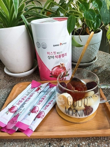 [Date T1.25] Thạch Lựu Collagen SangA Miss Fit Hộp 30 gói