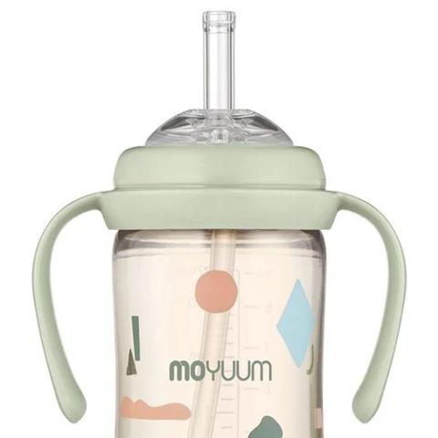Bộ phụ kiện chuyển đổi bình ống hút Moyuum Màu  xanh lá 5 Chi tiết từ 6 tháng tuổi