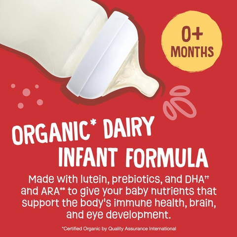 Sữa Earth’s Best Organic Infant Formula 595g Đỏ Cho Bé 0-12 Tháng - Mỹ 2026 – Sữa Hữu Cơ Không GMO Hỗ Trợ Phát Triển Não Bộ Xương Chiều Cao Miễn Dịch Chính Hãng Mỹ Giá Rẻ