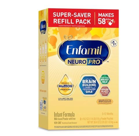 Enfamil NeuroPro Gentlease Baby Formula – Sữa Cho Trẻ Sơ Sinh Dinh Dưỡng Đầy Đủ Với Omega 3 DHA Và Choline Hỗ Trợ Phát Triển Não