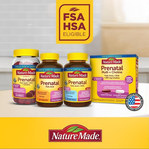 Prenatal Folic Acid DHA Bổ Sung Dinh Dưỡng Cho Bà Bầu 2026 – Prenatal Folic Acid DHA Cung Cấp Vitamin Khoáng Chất DHA Cần Thiết Thai Kỳ Mẹ Khỏe Bé Phát Triển Toàn Diện An Toàn Không GMO Không Gluten Chính Hãng Giá Rẻ Cho Phụ Nữ Mang Thai