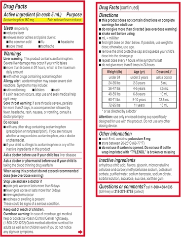 Siro Giảm Đau Hạ Sốt Tylenol Cho Trẻ 2-11 Tuổi Children’s Tylenol Pain Fever 120ml Vị Cherry 2025 – Acetaminophen Hương Anh Đào Chính Hãng Mỹ Giá Rẻ, An Toàn Không Aspirin Ibuprofen Cho Bé Mọc Răng Đau Nhức Sốt Cao