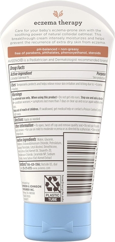 Kem Dưỡng Ẩm Aveeno Baby Eczema Therapy 141g Bột Yến Mạch Keo Tự Nhiên & Vitamin B5 2026 – Kem Dưỡng Da Aveeno Baby Eczema Therapy Cho Bé Bị Khô Ngứa Kích Ứng Do Chàm Không Chứa Paraben Steroid Fragrance-Free Phthalate-Free An Toàn Cho Trẻ Sơ Sinh Chính Hãng Mỹ Giá Rẻ