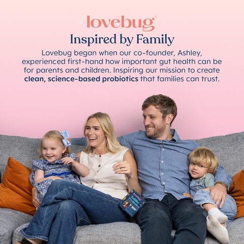 Men Vi Sinh Lovebug Kids Bột Với Chất Xơ Prebiotic Hỗ Trợ Miễn Dịch Giảm Táo Bón Cho Trẻ 1-4 Tuổi Hữu Cơ USDA 30 Gói Không Hương Vị 2026 – Lovebug Kids Probiotic Powder Prebiotic Fiber Cân Bằng Hệ Vi Sinh Đường Ruột Tăng Cường Miễn Dịch Giảm Táo Bón An Toàn Không Đường Không Chất Bảo Quản Chính Hãng Mỹ Giá Rẻ