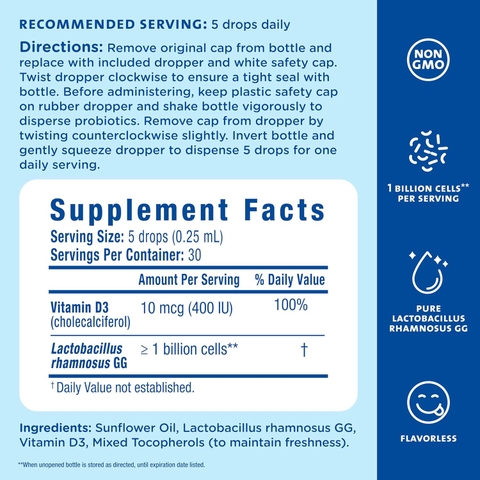 🌟 GIỌT BỔ SUNG LỢI KHUẨN MOMMY'S BLISS BABY PROBIOTIC DROPS + VITAMIN D – HỖ TRỢ SỨC KHỎE TIÊU HÓA & MIỄN DỊCH, 400IU VIT D CHO XƯƠNG CHẮC KHỎE, DÀNH CHO BÉ TỪ 0 THÁNG TUỔI! 🌟