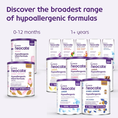Sữa Công Thức Nutricia Neocate Junior Dành Cho Trẻ Từ 1 Tuổi Trở Lên 2026 – Neocate Junior Không Gây Dị Ứng Không Chứa Sữa Bò Công Thức Dựa Trên Axit Amin Hương Vị Thơm Ngon Không Hương Liệu Lon 14.1 Oz (400g) Hỗ Trợ Tăng Cân Tiêu Hóa Miễn Dịch Chính Hãng Mỹ Giá Rẻ