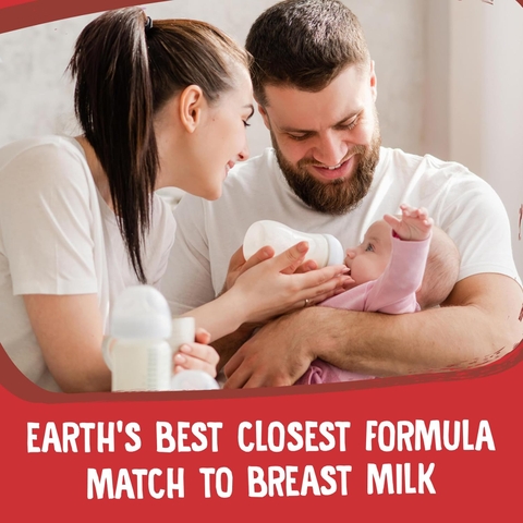 Sữa Earth’s Best Organic Infant Formula 595g Đỏ Cho Bé 0-12 Tháng - Mỹ 2026 – Sữa Hữu Cơ Không GMO Hỗ Trợ Phát Triển Não Bộ Xương Chiều Cao Miễn Dịch Chính Hãng Mỹ Giá Rẻ