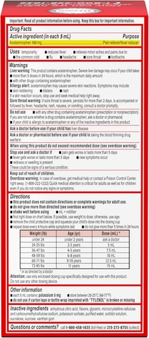 Siro Giảm Đau Hạ Sốt Tylenol Cho Trẻ 2-11 Tuổi Children’s Tylenol Pain Fever 120ml Vị Cherry 2025 – Acetaminophen Hương Anh Đào Chính Hãng Mỹ Giá Rẻ, An Toàn Không Aspirin Ibuprofen Cho Bé Mọc Răng Đau Nhức Sốt Cao