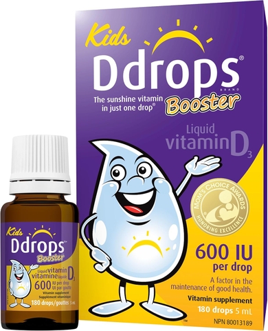 Vitamin D3 Ddrops Booster 600 IU 5 mL (180 Giọt) Chính Hãng : Review Chi Tiết, Giá Bán, Thành Phần, Lợi Ích, Cách Dùng – Bổ Sung Vitamin D Tối Ưu Cho Miễn Dịch Và Xương Khỏe
