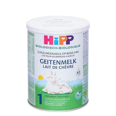 Sữa Dê HiPP Organic Số 1 400g Cho Bé Dị Ứng Đạm Sữa Bò 2026 – Sữa Dê Hữu Cơ Đức Beta-Casein A2 Dễ Tiêu Hóa Giảm Đầy Hơi Táo Bón Bổ Sung DHA ARA Hỗ Trợ Trí Não Miễn Dịch Chính Hãng 