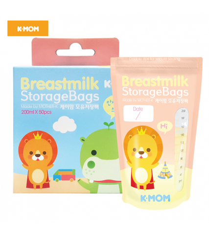 TÚI TRỮ SỮA K-MOM HÀN QUỐC 20-50 TÚI 200ML