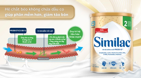 Sữa Bột Similac Số 2 Dinh Dưỡng 5G 400g (6-12 Tháng)