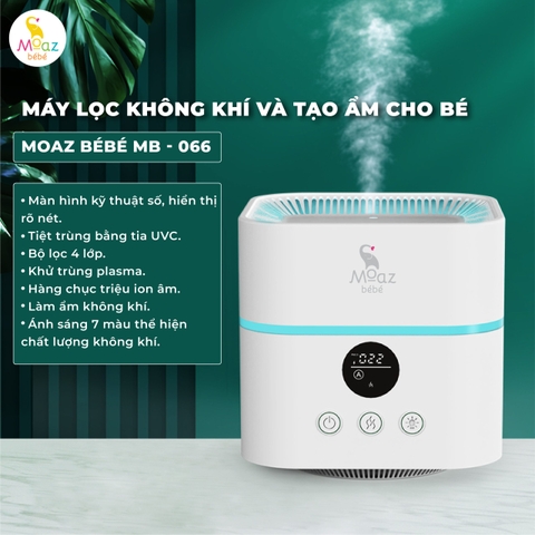 Máy lọc không khí và tạo ẩm Moaz BéBé MB - 066