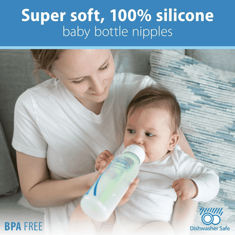 Núm ti bình sữa Dr.Brown's Cổ hẹp Số 4 Y-cut cho bé từ 9 tháng