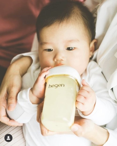 Bình sữa Hegen PPSU 330ml núm ti size L trên 6 tháng, White