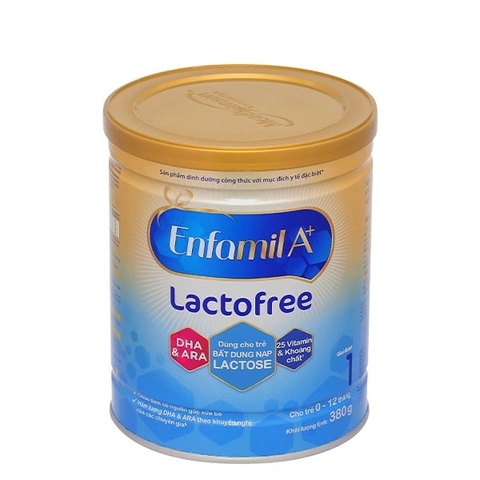 Sữa Bột Enfamil A+ Lactofree 380g Cho Bé 0-12 Tháng Dành Cho Trẻ Không Dung Nạp Đường Lactose 2026 – Enfamil A+ Lactofree Không Lactose Hỗ Trợ Tiêu Hóa Tăng Cân Khỏe Mạnh Cho Bé Dị Ứng Lactose Chính Hãng Mỹ Giá Rẻ