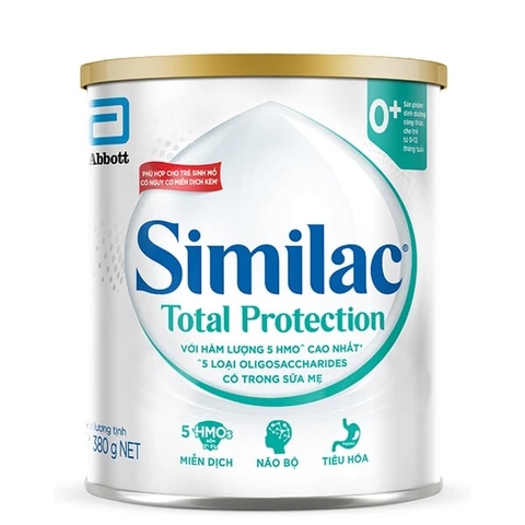 Sữa Bột Similac Total Protection 0+ 380g (0-12 Tháng) – Sữa Tăng Cường Miễn Dịch, Phát Triển Trí Não Cho Trẻ Sơ Sinh
