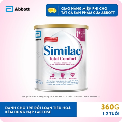 Similac® Total Comfort 1+ – Sữa Dễ Tiêu Hóa, Giảm Đầy Hơi, Quấy Khóc Cho Trẻ 1-2 Tuổi