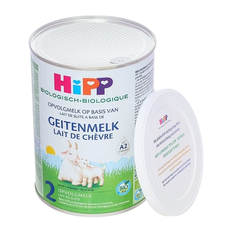 Sữa Dê HiPP Organic Số 2 400g Cho Bé Dị Ứng Đạm Sữa Bò 2026 – Sữa Dê Hữu Cơ Đức Beta-Casein A2 Dễ Tiêu Hóa Giảm Đầy Hơi Táo Bón Bổ Sung DHA ARA Hỗ Trợ Trí Não Miễn Dịch Chính Hãng 