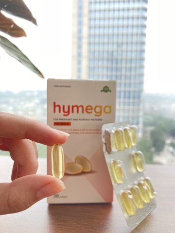 Viên uống Hymega - Bổ sung DHA siêu tinh khiết cho mẹ bầu hộp 30 viên