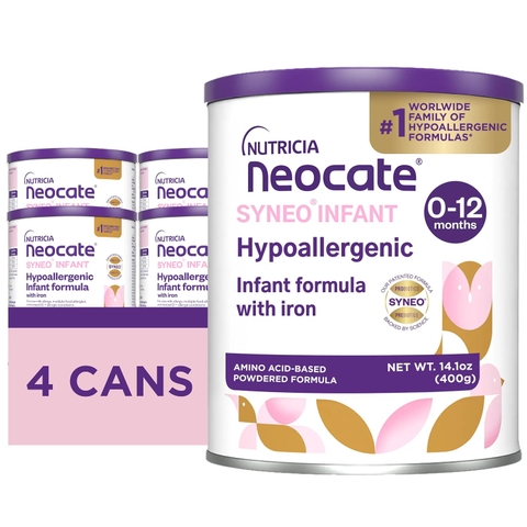 Sữa Neocate Syneo Mỹ 400g - Giải pháp tối ưu cho trẻ dị ứng đạm sữa bò, viêm ruột, hấp thu kém. Mua ngay tại Mum Baby Từ Dũ chính hãng, giao nhanh.
