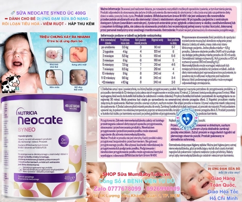 So Sánh Các Sản Phẩm Neocate: Syneo, DHA/ARA, LCP, Gold – Hướng Dẫn Chọn Sữa Cho Trẻ Dị Ứng Đạm Sữa Bò