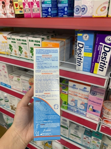 Xịt Mũi Cá Heo Cam Sterimar Blocked Nose Baby 100ml Cho Trẻ Từ 3 Tháng Đến 3 Tuổi 2026 – Xịt Mũi Muối Biển Ưu Trương Sterimar Blocked Nose Baby Điều Trị Tắc Mũi Ngạt Mũi Sổ Mũi Làm Sạch Dịch Nhầy Hỗ Trợ Thở Dễ Dàng An Toàn 100% Tự Nhiên Chính Hãng Pháp Giá Rẻ