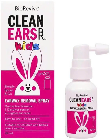 Clean Ears Kids 30ml Xịt Ráy Tai Cho Bé Từ 2 Tháng Của Úc 2026 – Xịt Ráy Tai Clean Ears Kids Loại Bỏ Ráy Tai An Toàn Dễ Dàng Không Đau Không Xâm Lấn Hỗ Trợ Vệ Sinh Tai Sạch Sẽ Ngăn Chặn Tắc Nghẽn Chính Hãng Úc Giá Rẻ