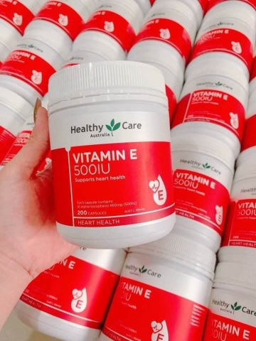 VITAMIN E HEALTHY CARE 500IU 200 viên của ÚC - mẫu mới nhất