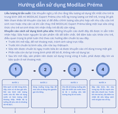 Sữa Bột Modilac Expert Prema Pháp 400g Cho Bé Sinh Non & Nhẹ Cân