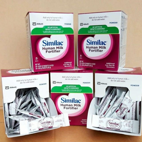 Similac Human Milk Fortifier (HMF) Bột Bổ Sung Sữa Mẹ Cho Trẻ Sinh Non Nhẹ Cân Thiếu Tháng Suy Dinh Dưỡng 2025 – Similac HMF Hộp 50 Gói 1g Tăng Cân An Toàn Không Lactose Protein Thủy Phân Vitamin Khoáng Chất Chính Hãng Mỹ Giá Rẻ Cho Bé Sơ Sinh