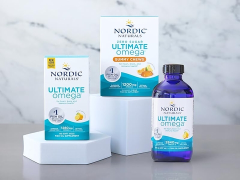 Dầu Cá Omega-3 Nordic Naturals Ultimate Omega 1280mg (180 Viên): Đỉnh Cao Chăm Sóc Não Bộ Và Tim Mạch