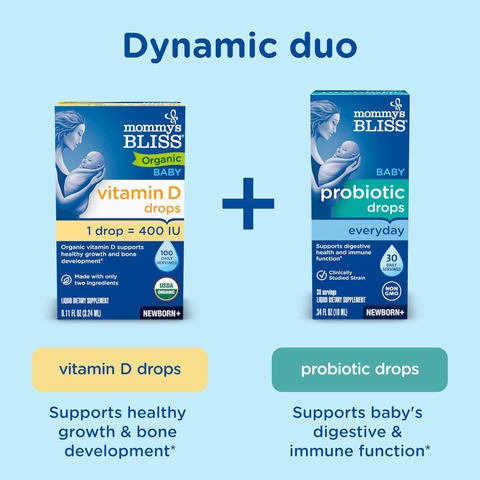 Vitamin D3 Hữu Cơ Mommy's Bliss Cho Trẻ Sơ Sinh: Giải Pháp Vàng Phát Triển Hệ Xương Khỏe Mạnh