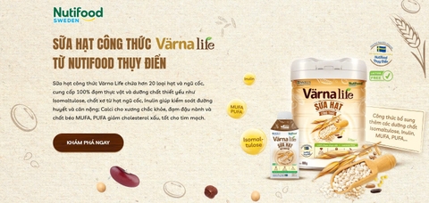 Sữa Hạt Varna Life Nutifood Lactose Free 800g 2026 – Sữa Hạt Dinh Dưỡng Hữu Cơ Không Lactose Hỗ Trợ Tiêu Hóa Tăng Cường Miễn Dịch Phát Triển Toàn Diện Chính Hãng Nutifood Việt Nam 